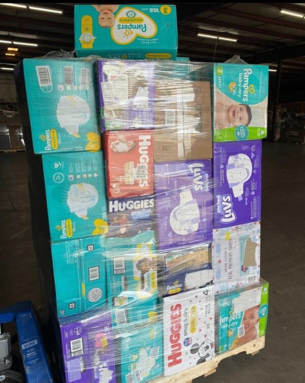 Diaper Pallets  Contains 5000 pieces